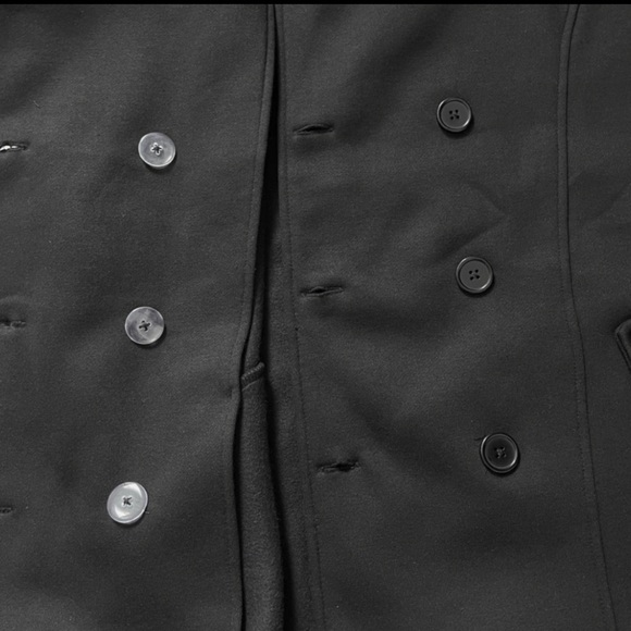 Torrid Black Fleece Peacoat Jacket Sizes: 1 1XL NEW - Picture 10 of 16